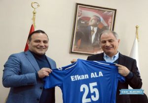 Erzurumspor yönetimi Bakan Ala'yı ağırladı